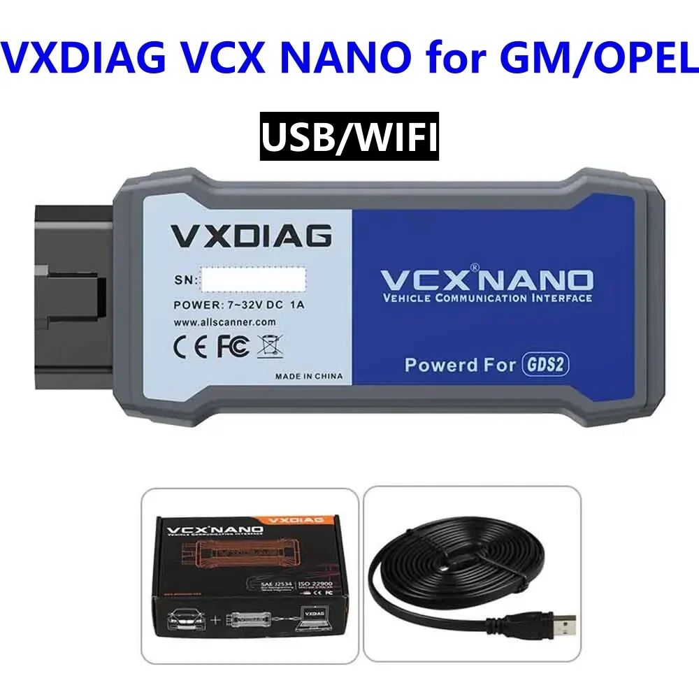 

Best quality VXDIAG VCX NANO for GM/OPEL GDS2 Diagnostic Tool for GM GDS2 Scanner GDS2 V2022.05 Tech2WIN 16.02.24