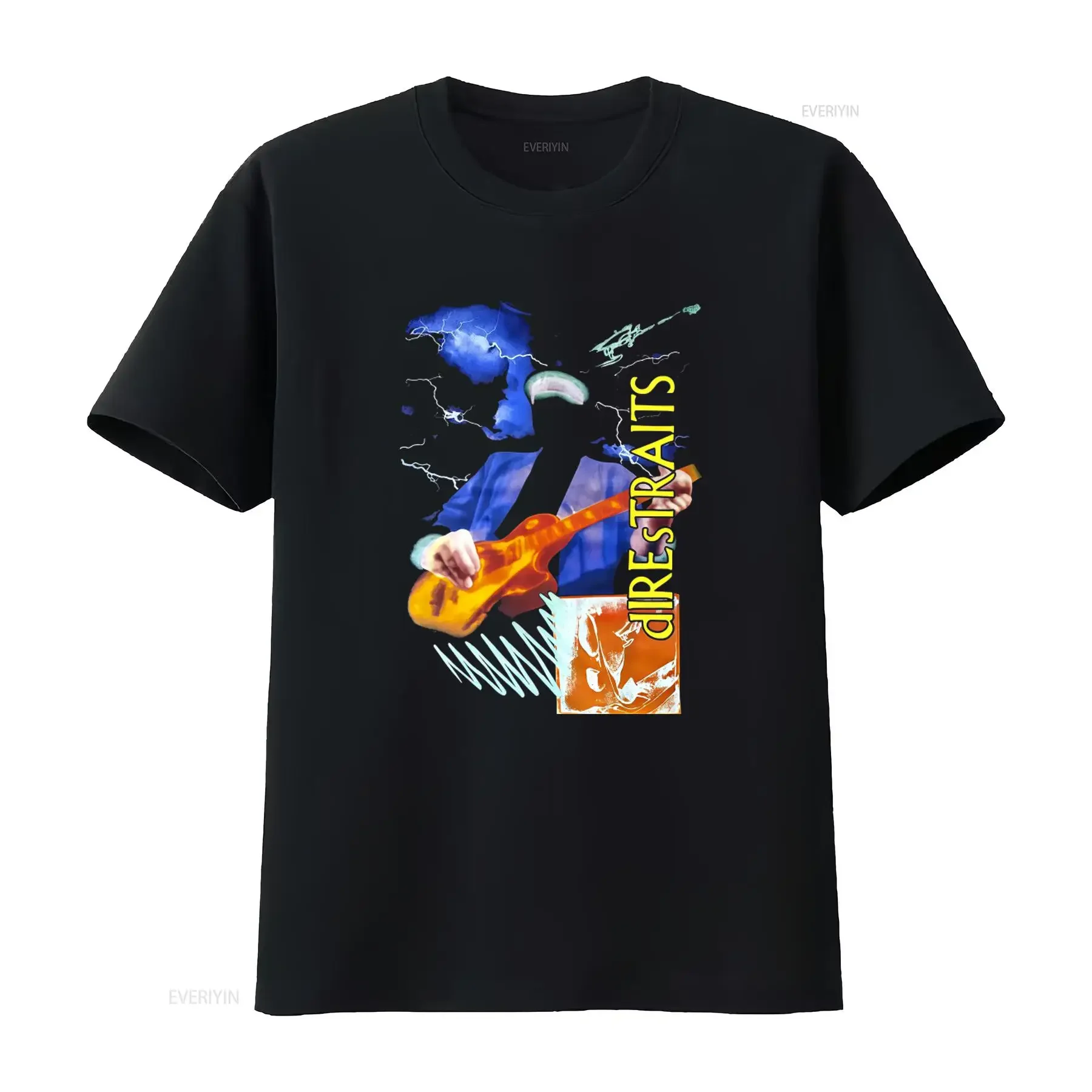 Dire Straits 1992 On Every Street Tour Classic Rock Mark Knopfler Money For Nothing T Shirt vintage Washed designer clothes