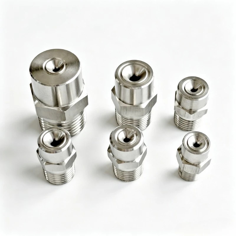 1/8' 1/4' 3/8' 1/2' 3/4' BSPT 304 Stainless Steel Wide Angle Water Jet Nozzle Full Cone Spray Nozzle