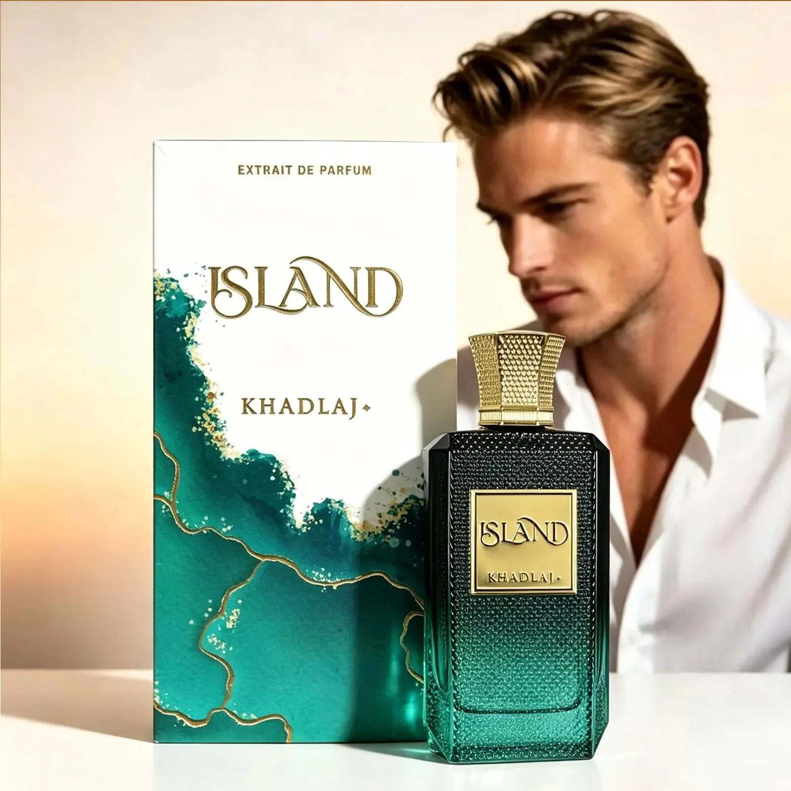Khadlaj Island Mens Women's EDP Perfume Spray,  Long Lasting Amber Ambergris Luxury Fragranc Christmas and Valentine's Day Gift Choice 100ml view 7