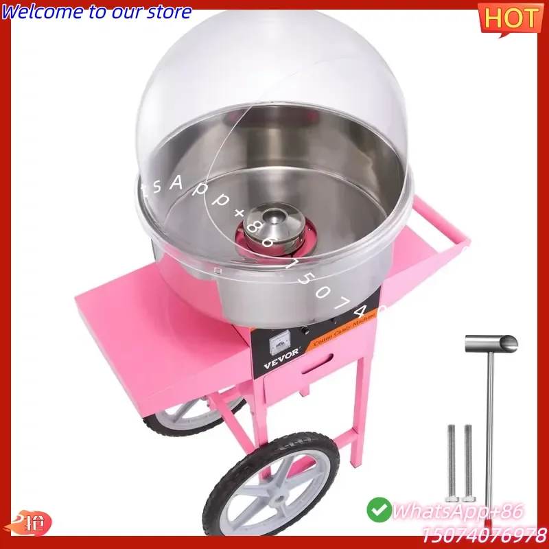 2026 On Sale Commercial Candy Floss Machine Pink Cotton Candyfloss Sugar Maker Cotton Candy Machine