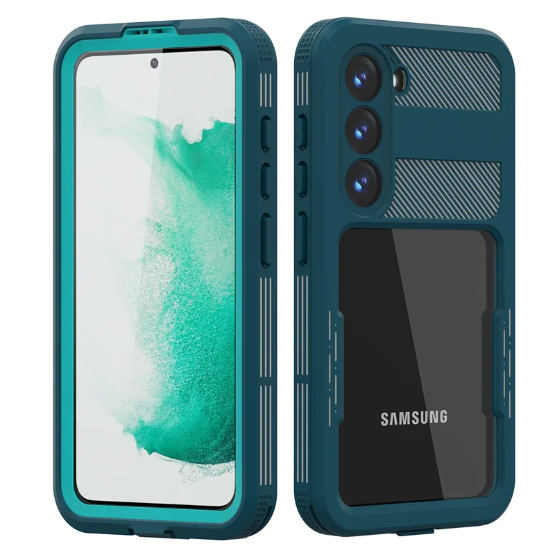 IP68 Real Military Waterproof Case For Samsung S23 S24 S25Ultra Plus Swim Diving Underwater Outdoor Full Sealed Protective Cover image 2