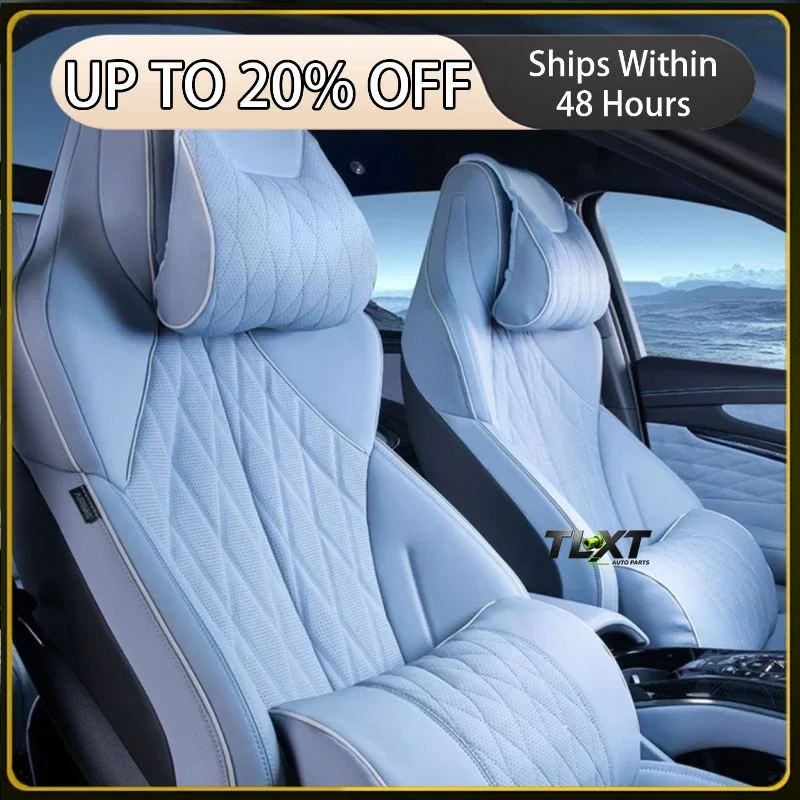 Car Seat Headrest Lumbar Support for BYD Seal Atto 4 EV 2022~2024 Memory Cotton Breathable Neck Pillow Four Seasons Universal
