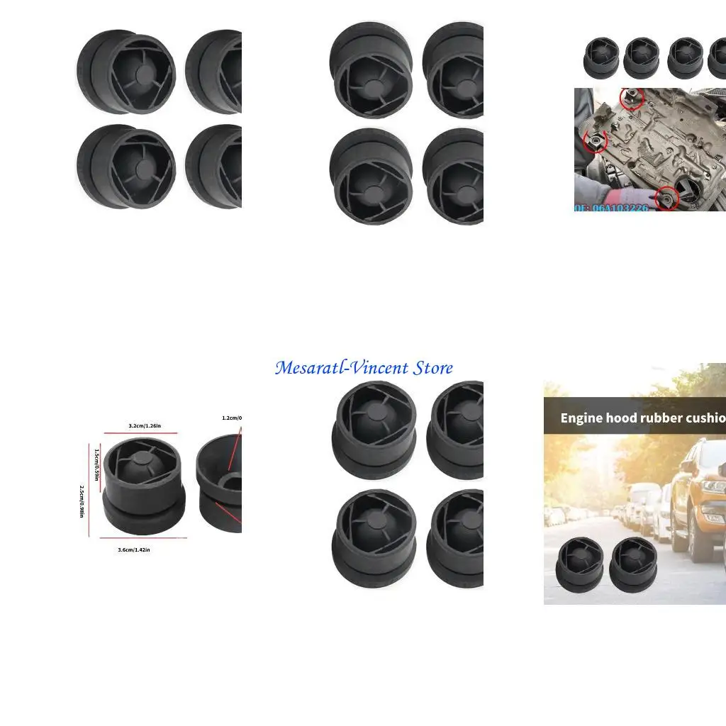 

Набор A70F из 4 резиновых бамперов двигателя -бамперы резиновые буферы, предназначенные для легкой установки и повышения