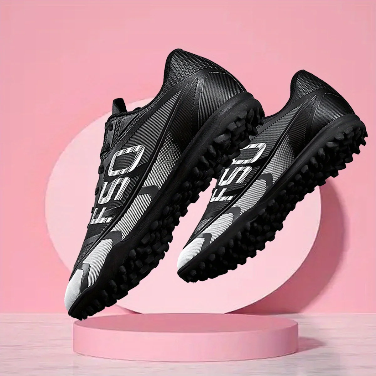 Outdoor TF Turf Soccer Shoes Anti Wear Sole Football Cleats Comfortable Fit for Adult Football Practice Matches