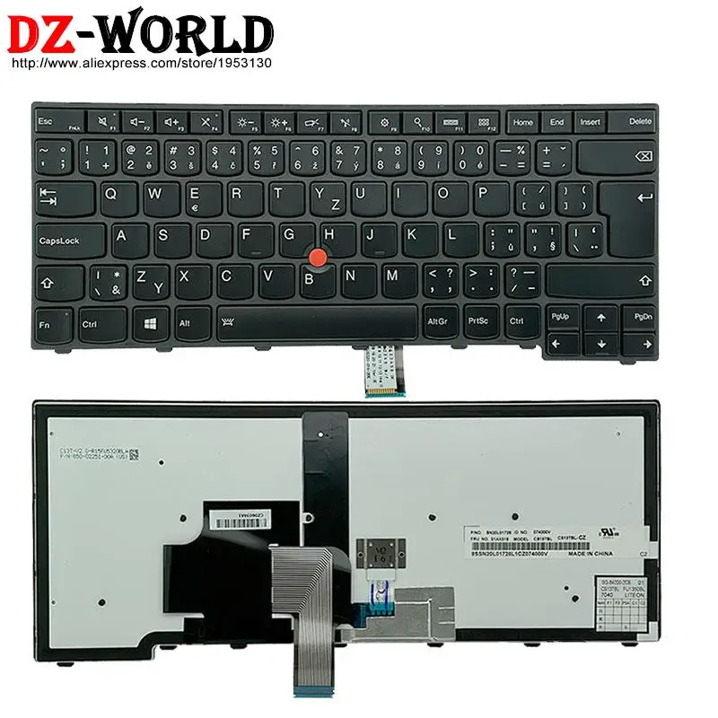 CZ Czech Backlit Keyboard for Lenovo Thinkpad L440 L450 L460 T440 S T450 T450S T460 Laptop 01AX318 04Y0870 01EN476