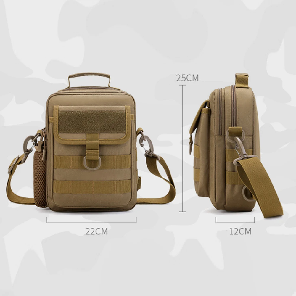 DulTravel-Sac à Bandoulière pour Homme, Sacoche de Voyage en Plein Air, Décontracté, Multifonctionnel, Portable, Rangement Militaire