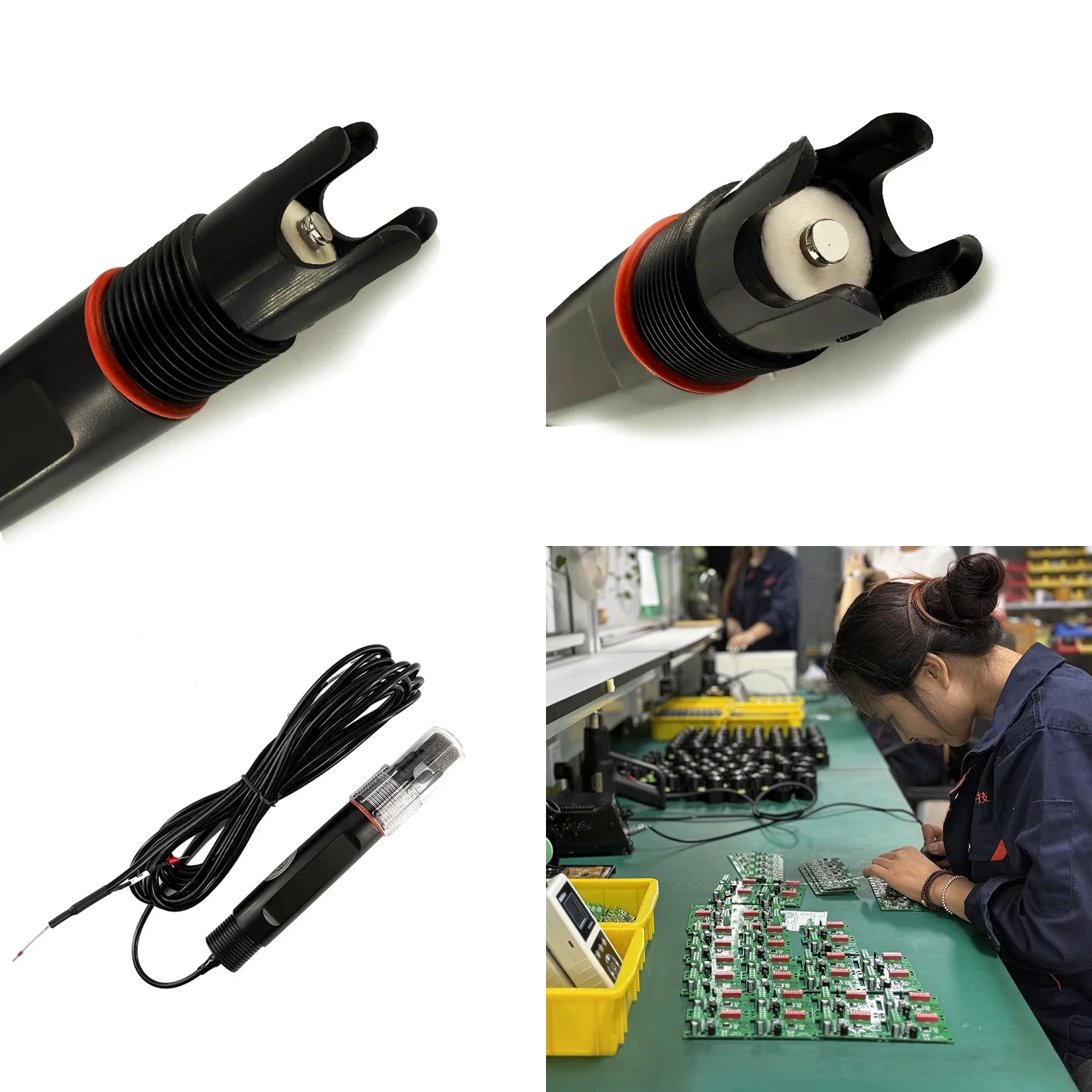 ORP Transmitter Sensor. 3-in-1 Online ORP/pH/Temperature Sensor .Microcomputer-Controlled ORP Test Pen RS485/0-2V/4-20mA