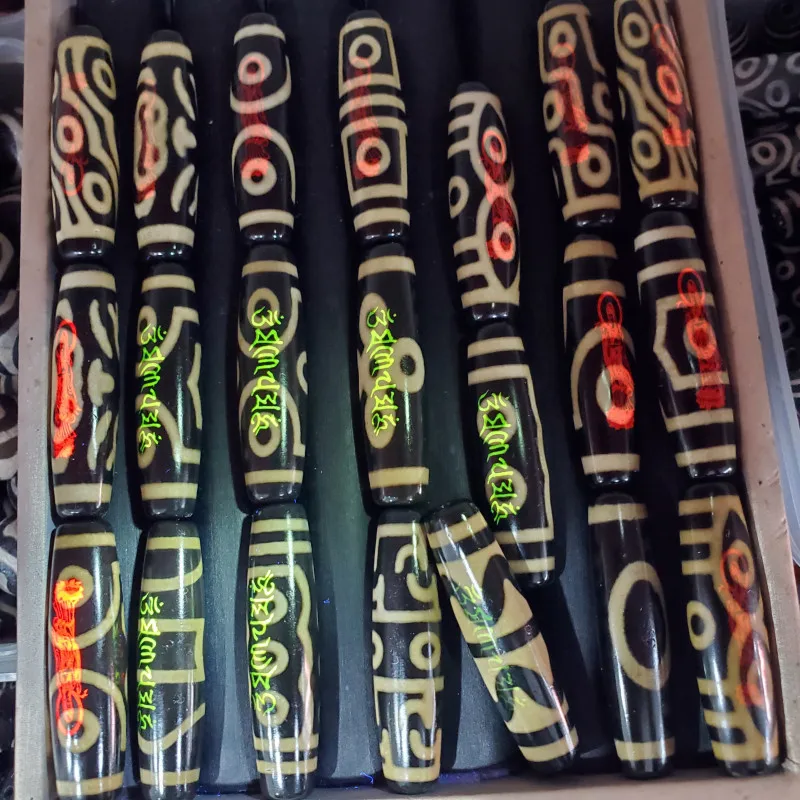 

Флуоресцентные Дзи, свободные одно-триглазые тигровый зуб, мастер, агат, ювелирные аксессуары, бусины