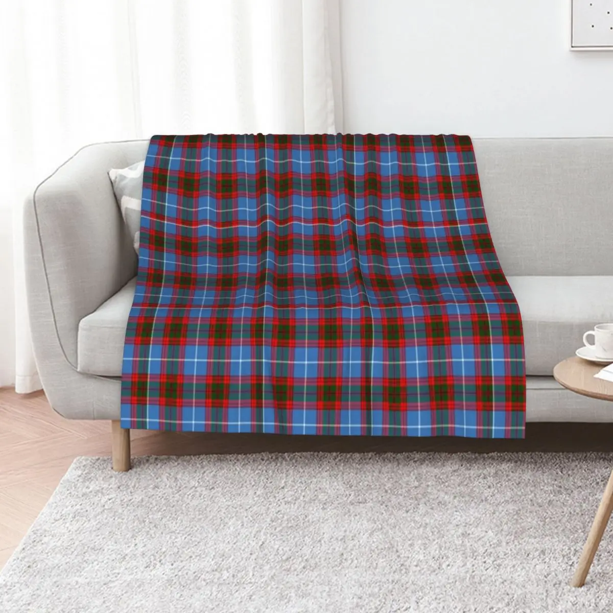 Clan Trotter Tartan Throw Blanket anime Shaggy blankets ands Furrys Bed linens Heavy Blankets