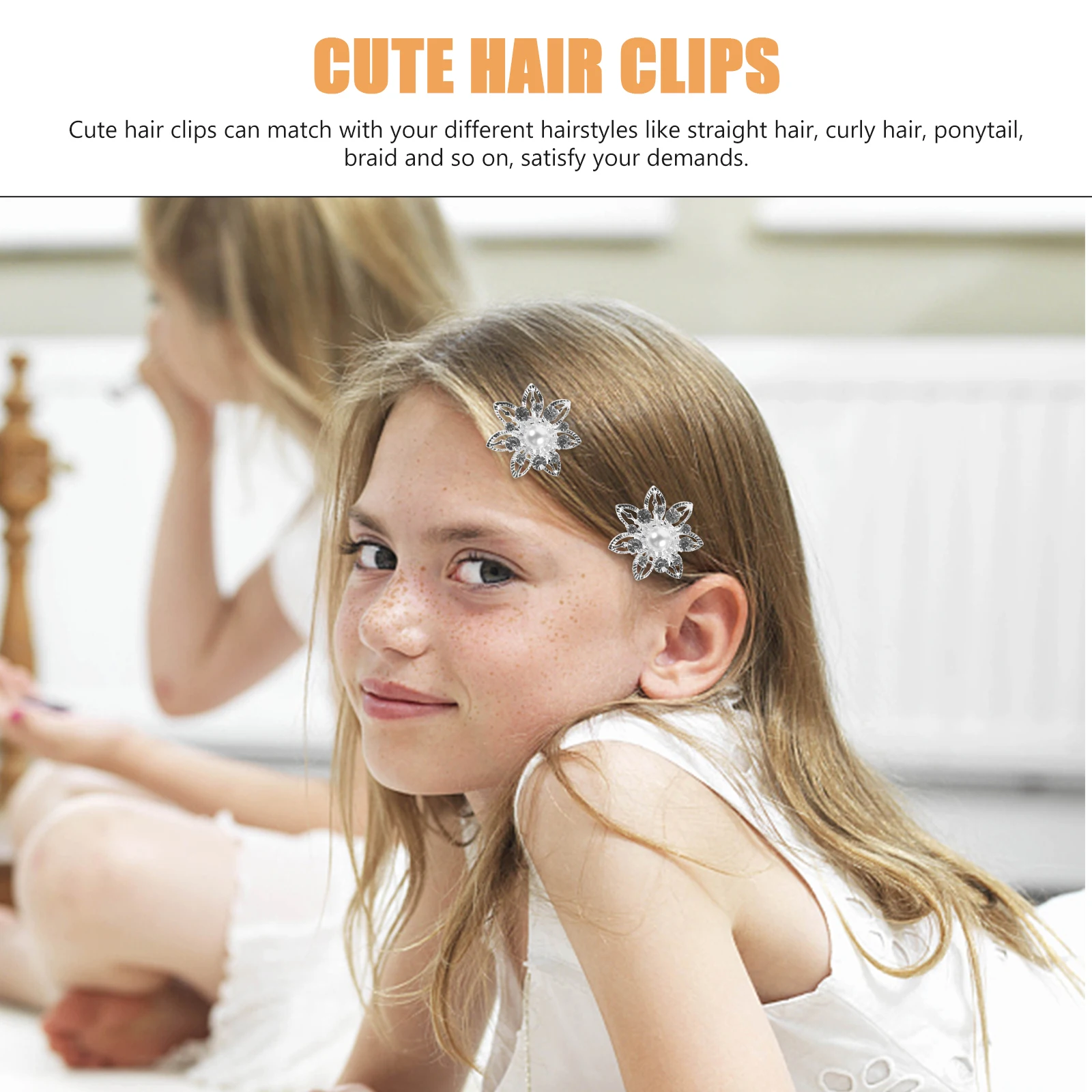 

12 Pcs Spiral Clips Women Small Hair Accessories Cute Bridal Hairpins Girls Hair Decorations Pearl Spiral Pins