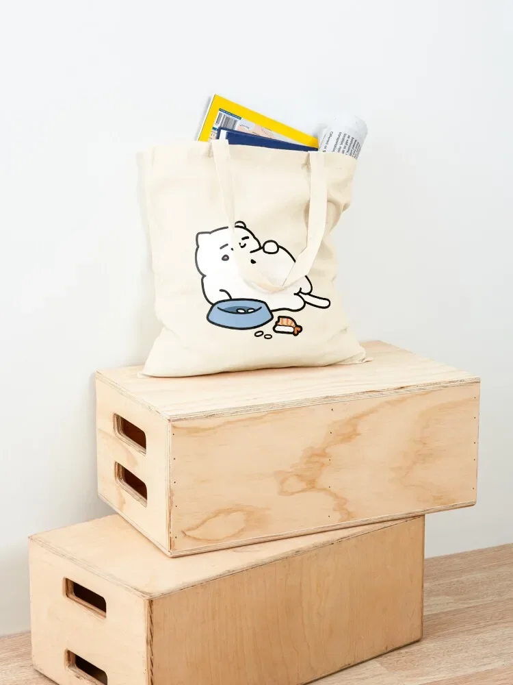 Tubbs Makan Terlalu Banyak Tas Tote Sushi Tas Wanita Pembelanja Wanita Tas Kain Tas Wanita