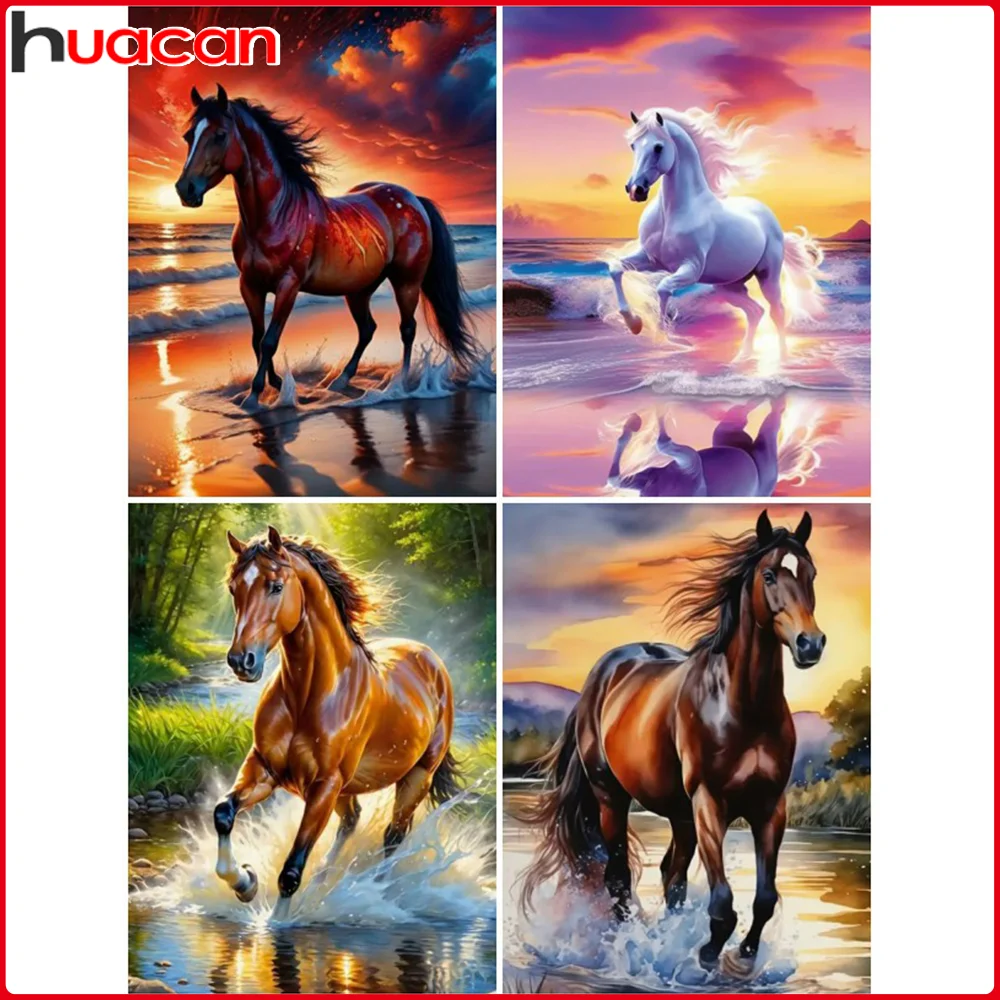 Huacan Tier-Diamantgemälde, schwarze Katze, Planet, Mosaik, Fantasie, Diamant-Stickerei, Heimdekoration, Geschenk