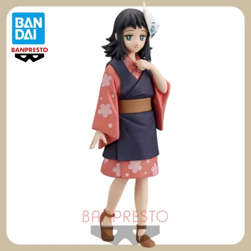 100% Bandai Ufficiale Banpresto Demon Slayer Makomo Sabito Statua Anime Figurine PVC Modello Collezione di Bambole Giocattolo Regalo 13 cm