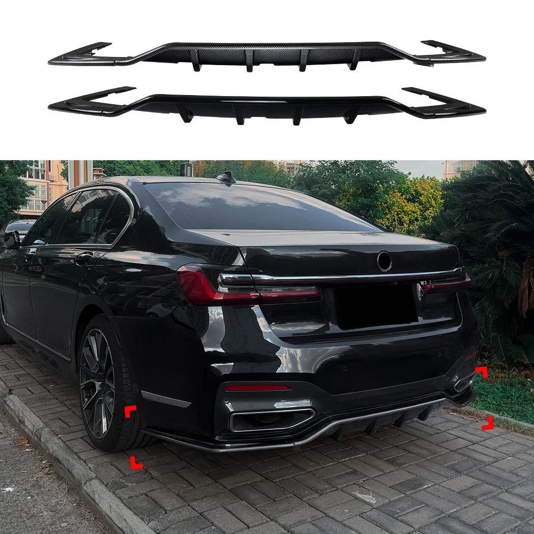

Gloss Black Rear Bumper Diffuser for BMW 7 Series G11 G12 2019-2022 M Sport