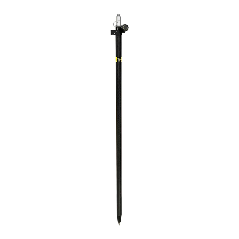 Carbon Fiber Telescopic  gps Pole GPS RTK Survey Pole From 1.25M To 2.1M  5/8 thread