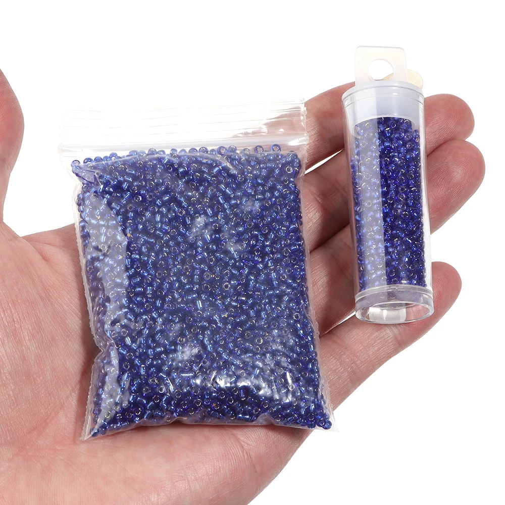 1150/5750 Stück 2mm Tschechische Glasperlen Bunte Lose Abstandshalterperlen Runde Reisperlen für DIY-Bastelarbeiten Nähen Bekleidungszubehör Großhandel – Detail 2
