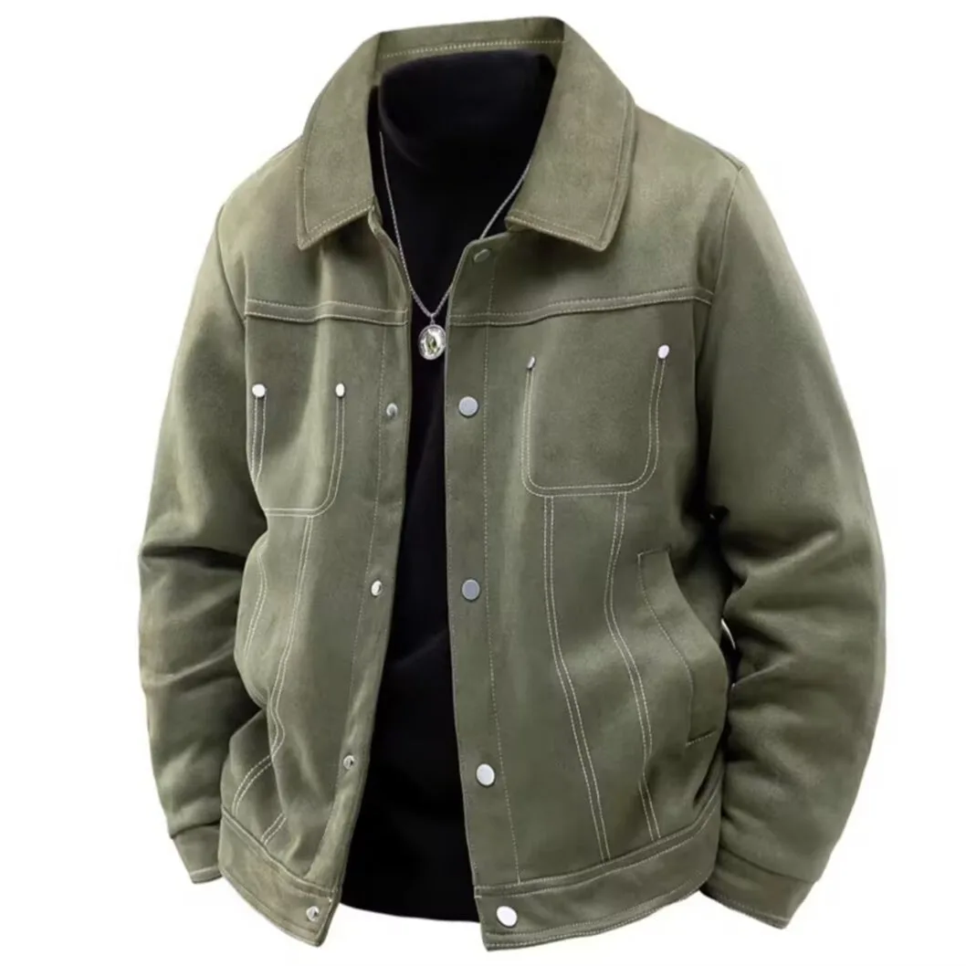 Fall Men's Hot Jacket Coat S-6XL High-Quality American Baseball Jacket Solid Color Embroidered Loose Jacket Top 2025 New