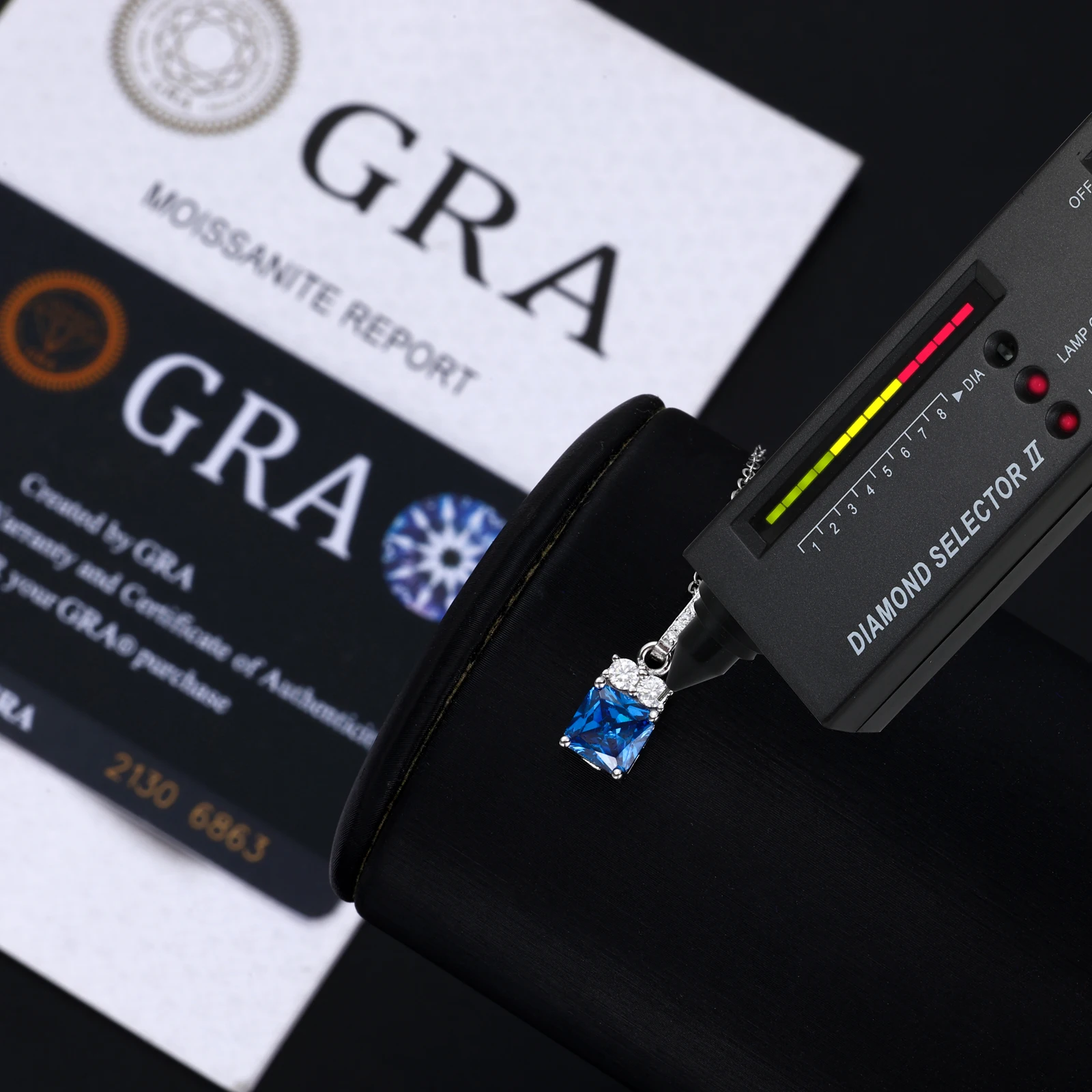 TUHE أنثى الأزرق قلادة قلادة مجوهرات 925 فضة اللون زركون كريستال هدايا مجوهرات نسائية