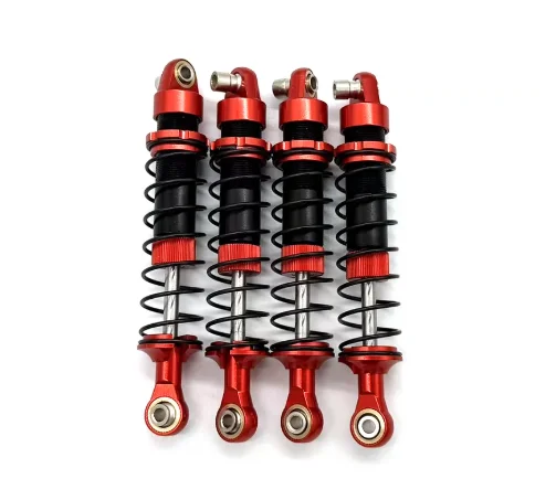 

MJX H12P H12Y H12Y+ 1/12 Scale RC Car Upgrade Parts Metal Hydraulic Shock Absorber Accessories 6061 T6 Total Length: 99.5mm