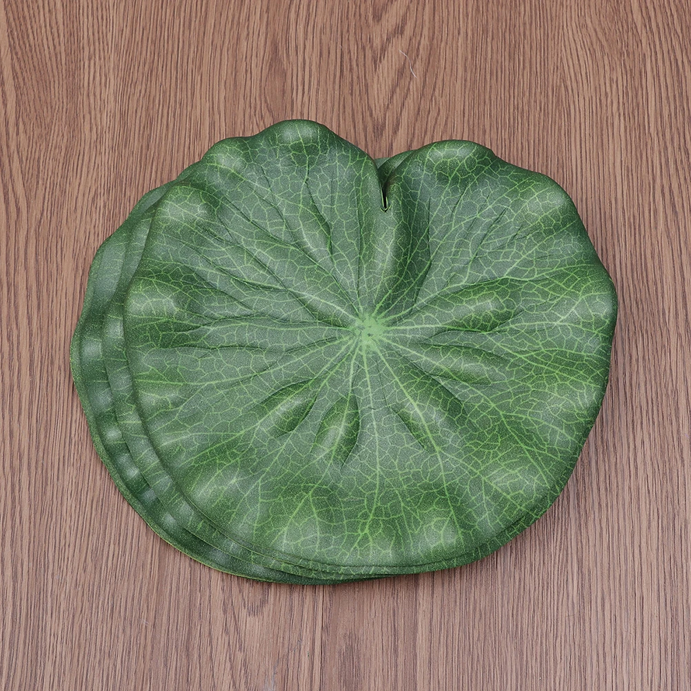 

10pcs artificial Lotus Party Decoration Fish Tank Pond Ornament 15Cm Diy Gift For Artificial Leaves Family Friends