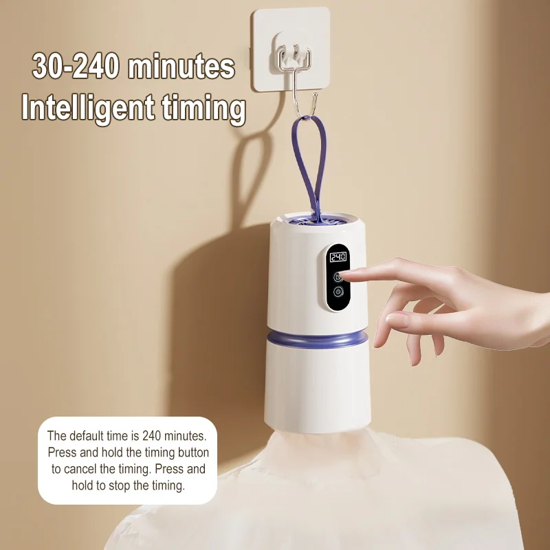 Portable Mini Travel Heating Dryer Machine Household Baby Clothes Drying Device Compact Size PTC Heating with Power off Protecti