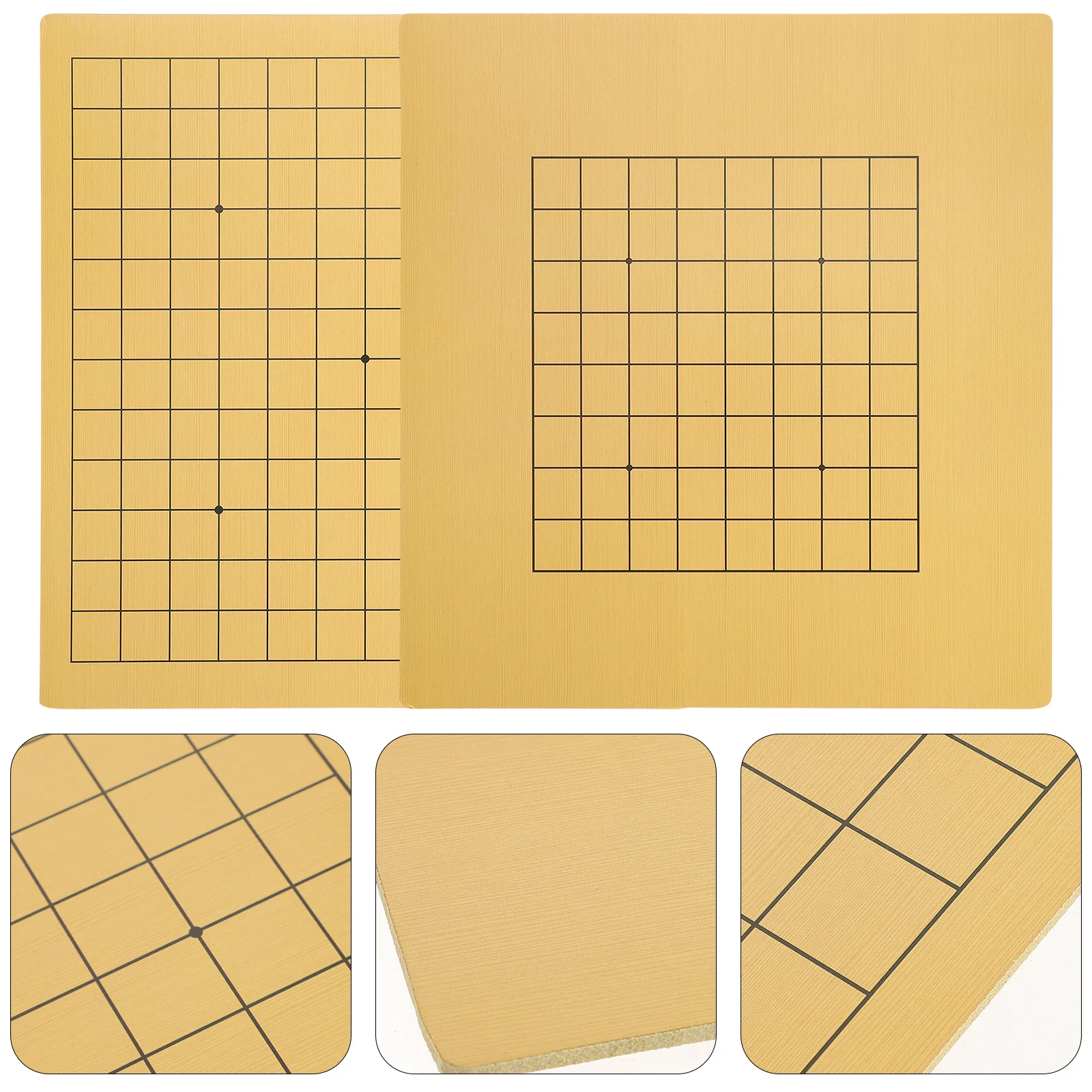 

2 шт. складная игра, прочный двусторонний дизайн, портативный набор для игр в помещении, долговечный деревянный набор шахматной доски