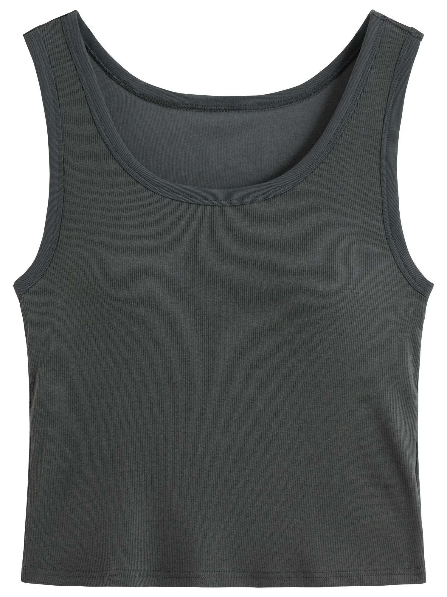 DUSHU Plus Size Women\'s 2025 New Backless Sleeveless Vest Striped Contrasting Color Slimming Camisole Top 25DS81215
