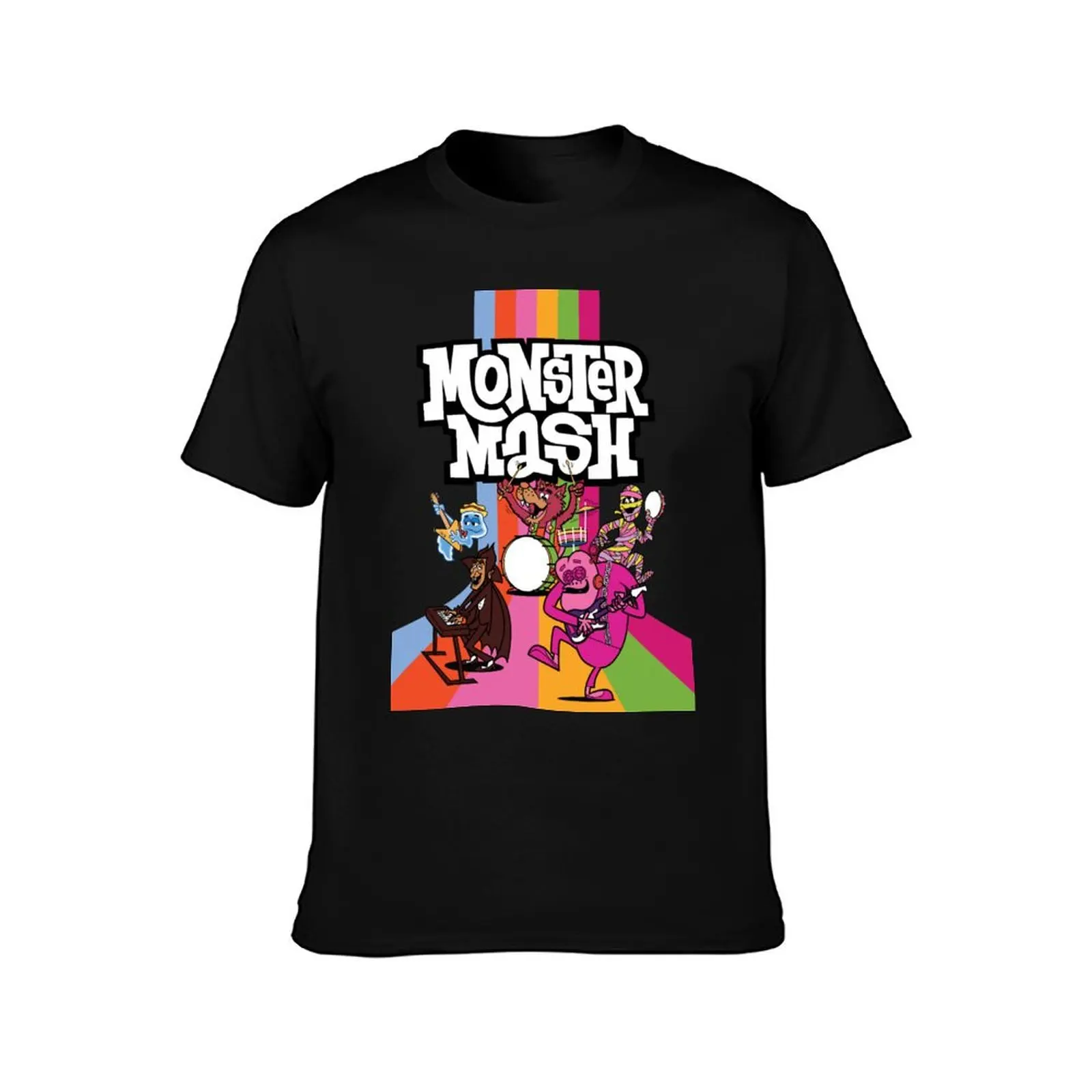 Monster Mash Cereal T-Shirt Casual Breathable Short Sleeve Top T-Shirt