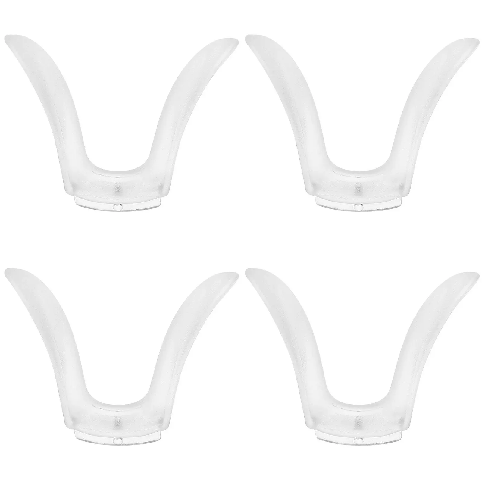 

4 шт. силиконовые накладки на носоупоры для очков, удобные мягкие нескользящие сменные подушечки для оправ очков и солнцезащитных очков