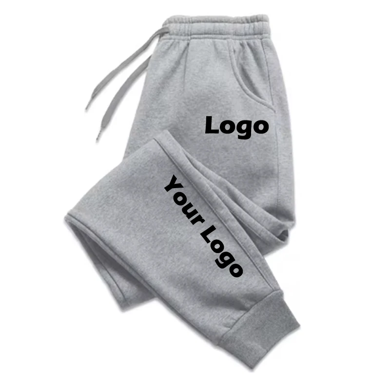 Customized Trend Adult Pants Sweatpants Design High Quality Loose Cotton Pants Jogger Men Casual Fitness Winter Jogging Trousers