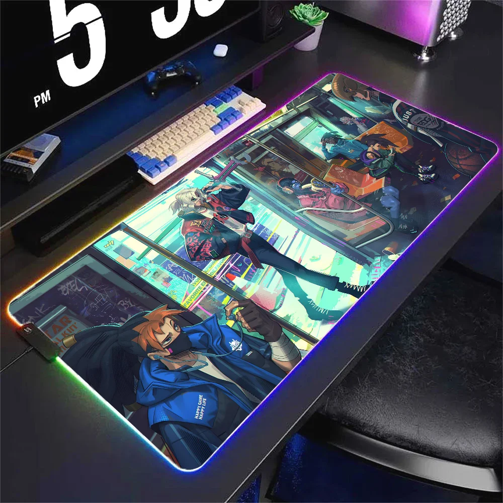 game L-League of Legends  Mousepad XXL RGB Gaming Mouse Pads HD Black Gamer Accessories Large LED