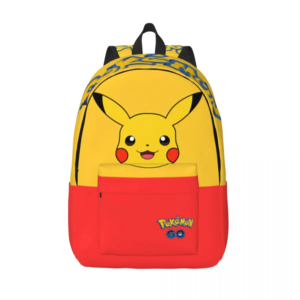 Journey Cute Yellow Electric Mouse Sticker Multi Compartment Daily Pocket Monster Pikachu Children's Bags College Bags Gift