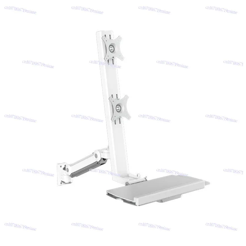 LJ-S01/ST01-3 Integrated monitor bracket Wall-mounted industrial computer hanger Keyboard support screen