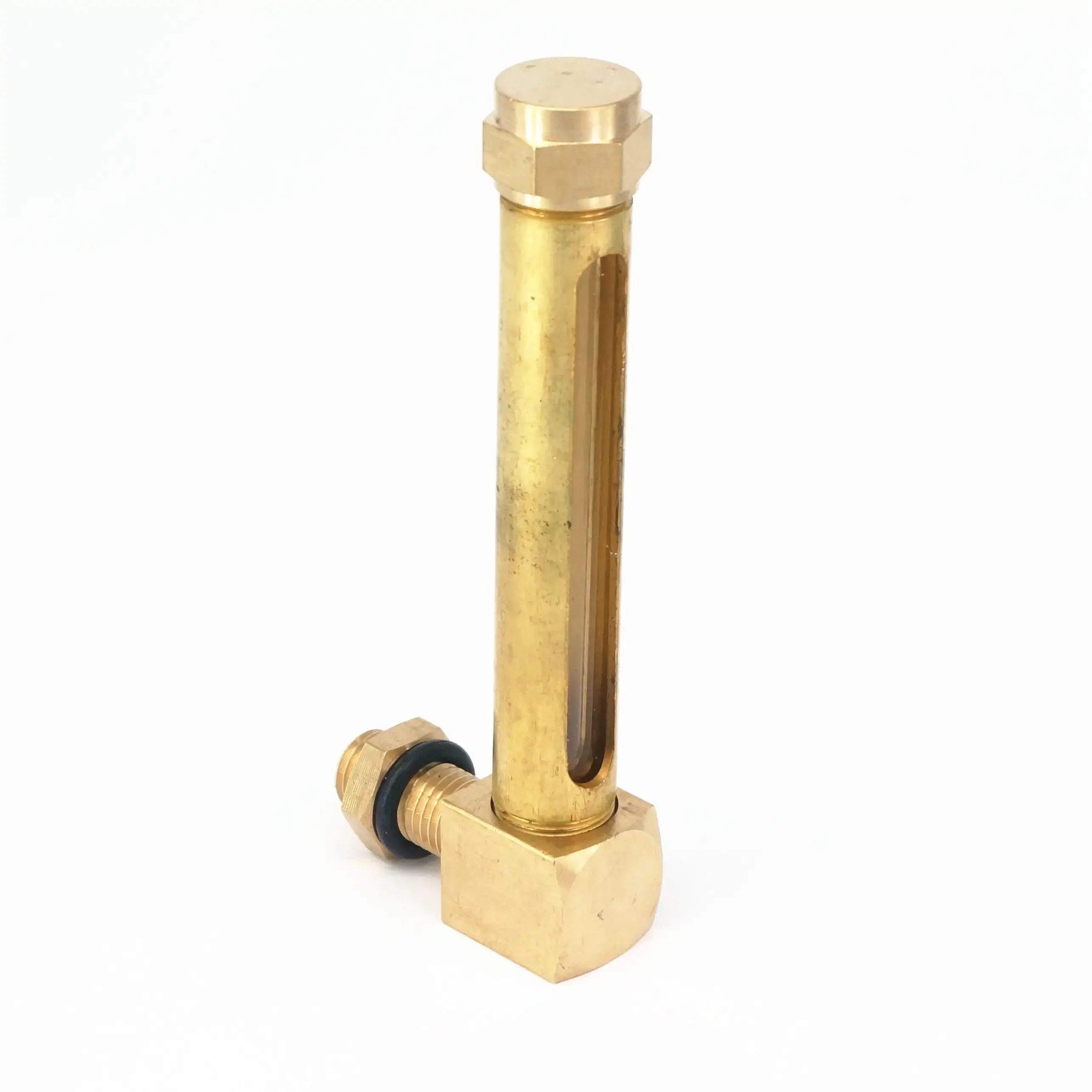 1/4 "3/8" 1/2 "BSPP M10 M12 M14 M16 80mm olej mosiężny wskaźnik poziomu cieczy wziernik tokarki miski olejowej silnik gazowy ciągnika silnik