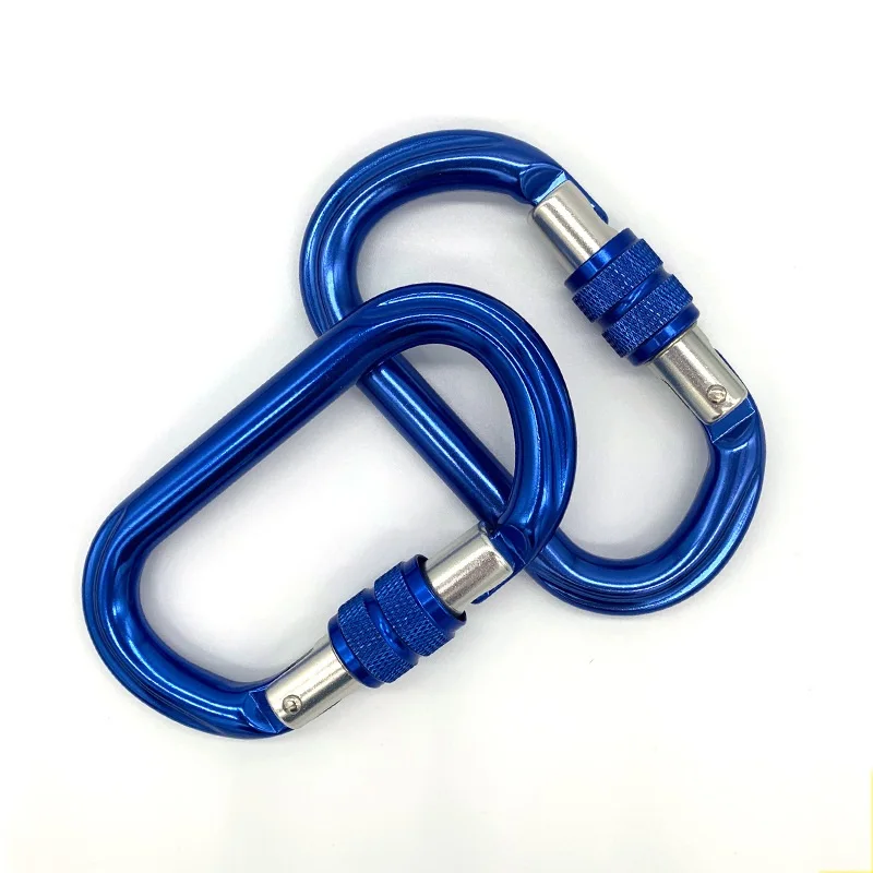 Rock Climbing O-type Lock Buckle Automatic Safety Master Carabiner Multicolor Crossing Hook Mountaineer Outdoor SRT Tool