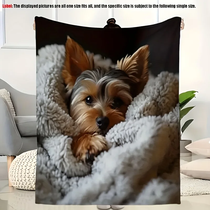 Ultimate Fuzzy Puppy Face Throw Blanket Cozy Plush Sherpa Throw for Living Room Couch Decor Pet Lover Gift Home Winter Warmth