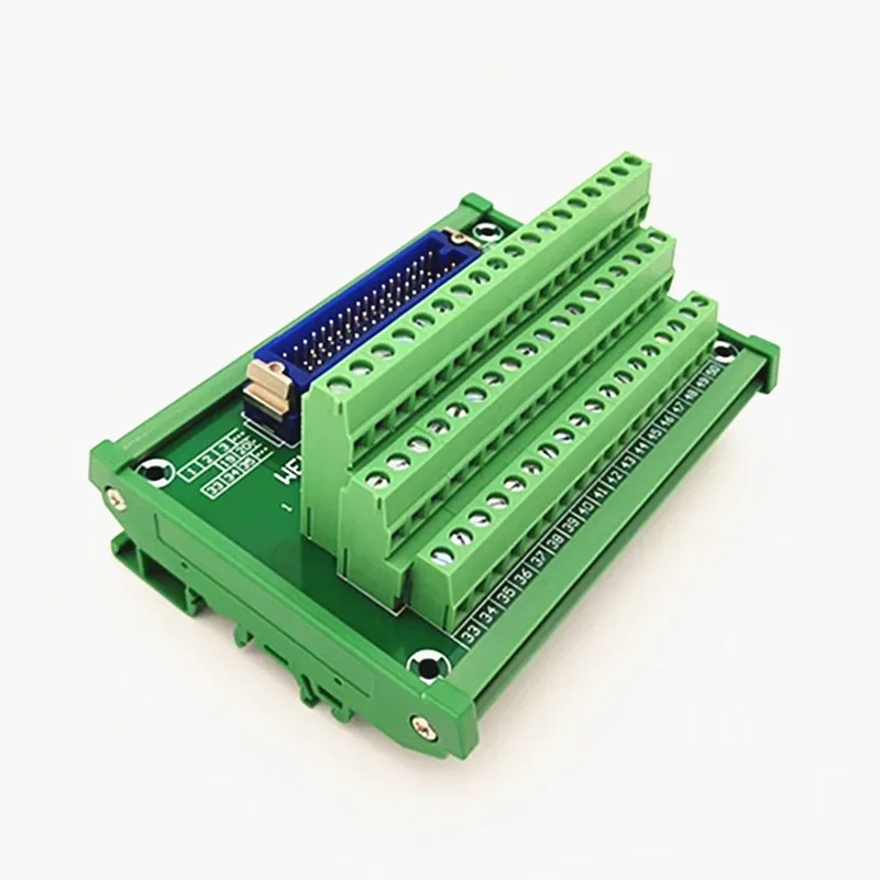 DIN Rail Mount MR-50M Interface Module Female Header Breakout Board I/O Terminal Block MR-50RFD2+  Connector.