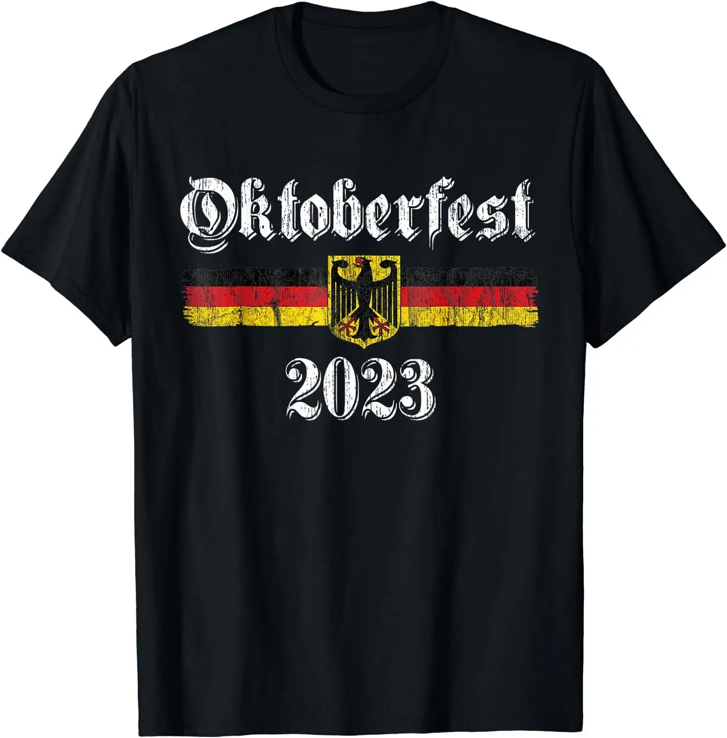 

NEW Oktoberfest 2023 Beer Drinking Team Vintage German Flag T-Shirt S-3XL