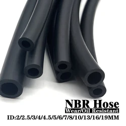 1/3/5M NBR Rubber Hose Oil Resistant Pipe ID 2 3 4 5 6 7 8 10 13 16 19mm Rubber Pipe Oil Pipe Nitrile Pipe Hose Tube Tubing