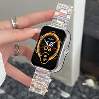 20mm 22mm Transparent Resin Band For Haylou Watch 4/RS5 S8 R8 S6/Solar 5 Strap For Haylou Solar Ultra/RT GST Lite/LS05/RS4 Plus