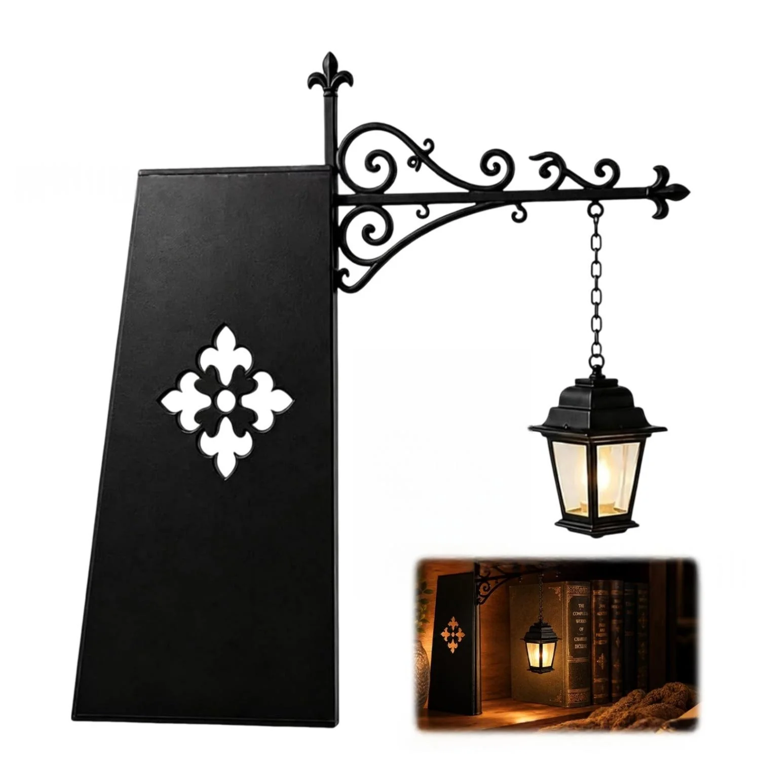 Vintage Vintage Bookshelf Lamp Library Lantern Light Library Lantern Bookshelf Light Vintage Reading Nook Led Night Lamp Decor for Home - Aliexpress Deal