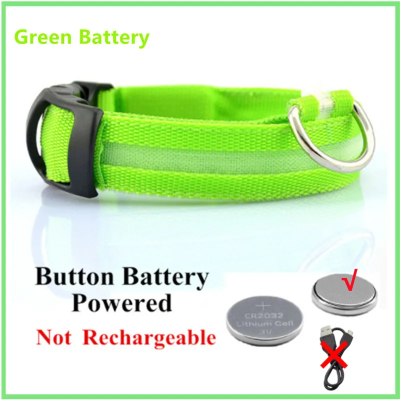 3 Modes Dog Luminous Charge Collar Led Usb Cat Dogs Collars Detachable Night Led Glow Dog Loss Prevention Collar Pet Accessories