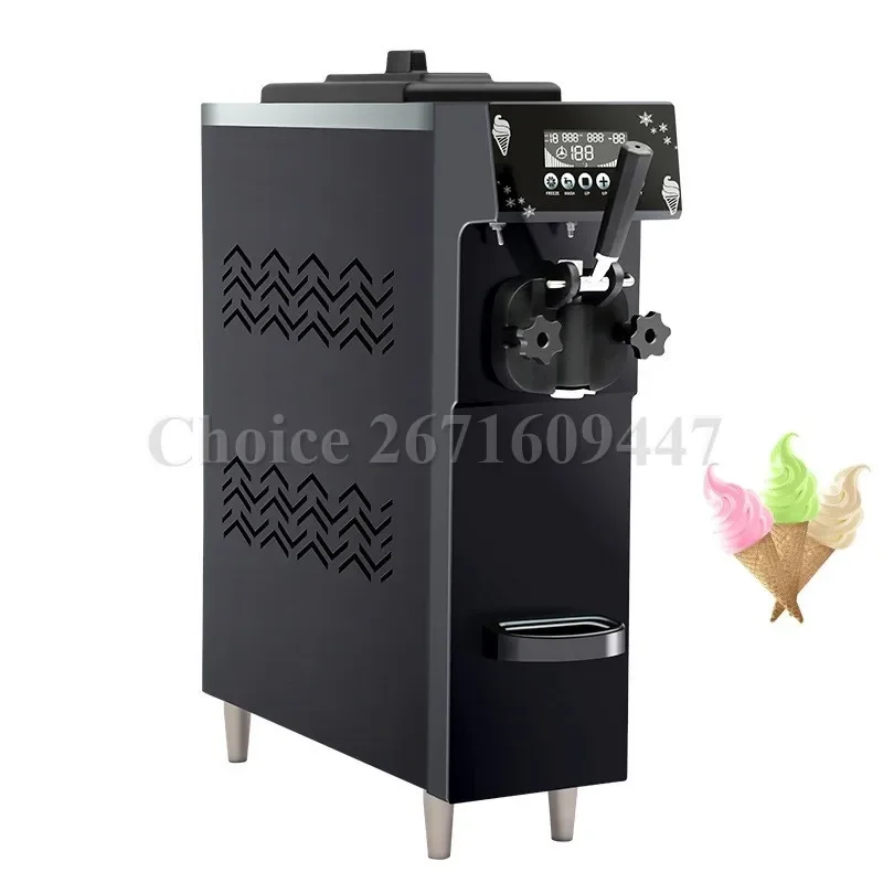 

Automatic Home Commercial Single Head Ice Cream Machine Portable Fruit Cone Soft Ice Cream Machine with Pre-Cooling Function