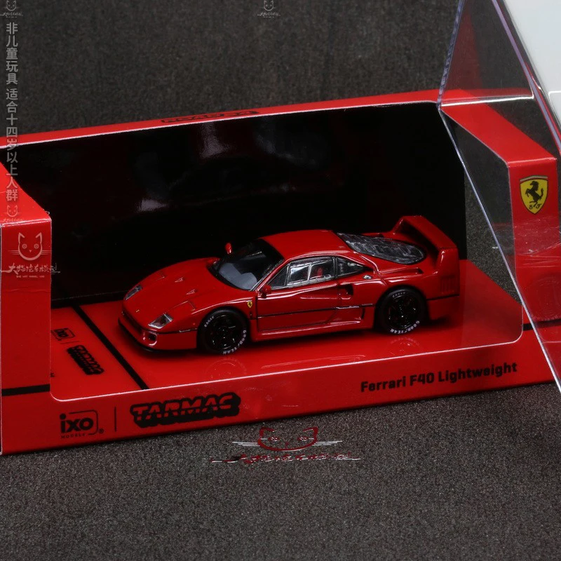 Tarmac Works 1:64 F40 Lightweight Red F40 LM Yellow Red alloy car model