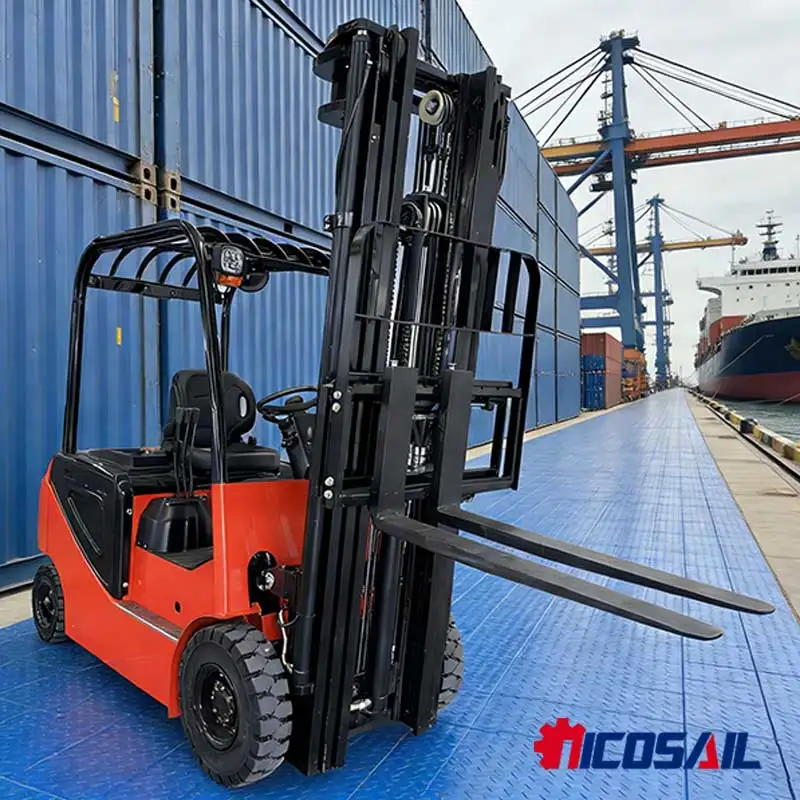 

Dock handling 2000kg 3m Lifting Mini Electric Forklift, Factory Price Customized for Agricultural Warehouse