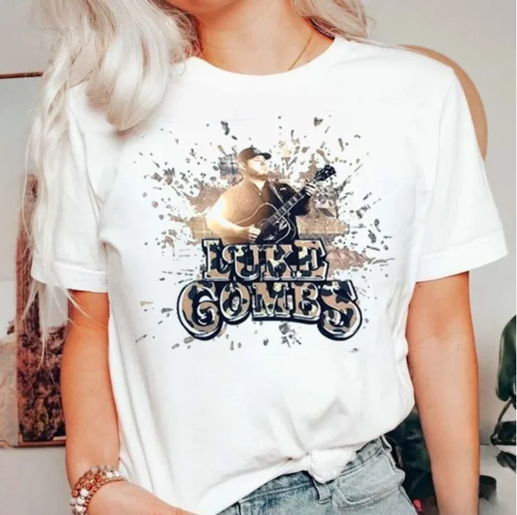 Luke Combs Merch 2026 Tee Unisex T-shirt Men Short Sleeve Tee Causal Tops Clothes Female Y2K Tops