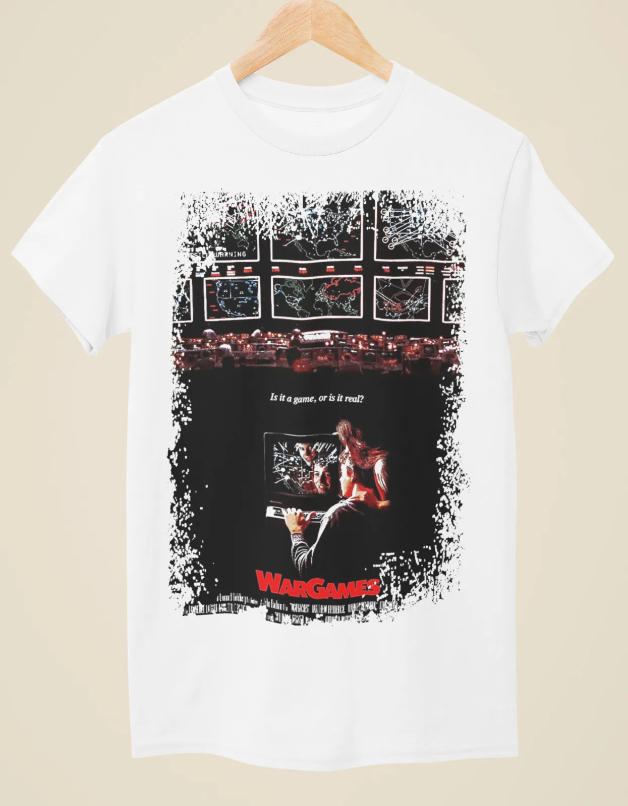 

WarGames (1983) - Movie Poster Inspired Unisex White T-Shirt