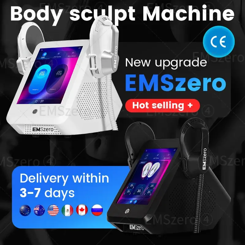 

2025 Professional EMSzero Body Sculpt Machine 6500W Muscle Stimulator 200Hz EMS RF Portable EMSzero Slimming Device Fat Removal