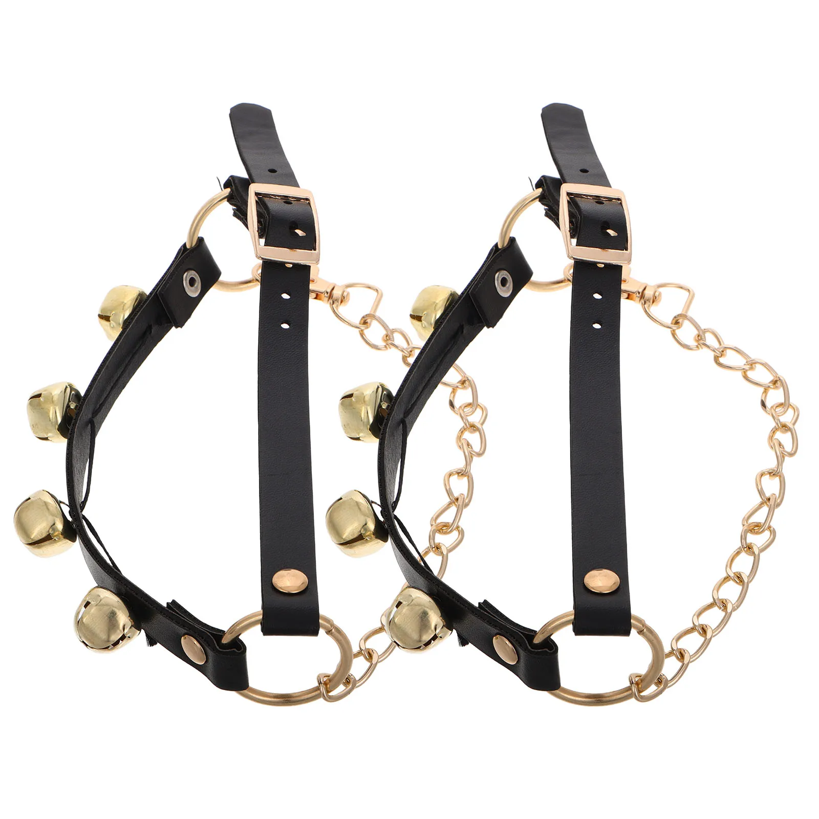 

2Pcs Christmas Decorative Shoe Boot Bells Party Accessories Festive Jingle Easy to Use Versatile Dog Accessories